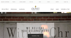 Desktop Screenshot of olivet.edu