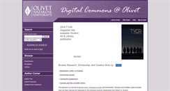Desktop Screenshot of digitalcommons.olivet.edu